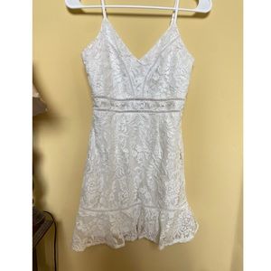 Hello Molly White Lace Dress Size: S